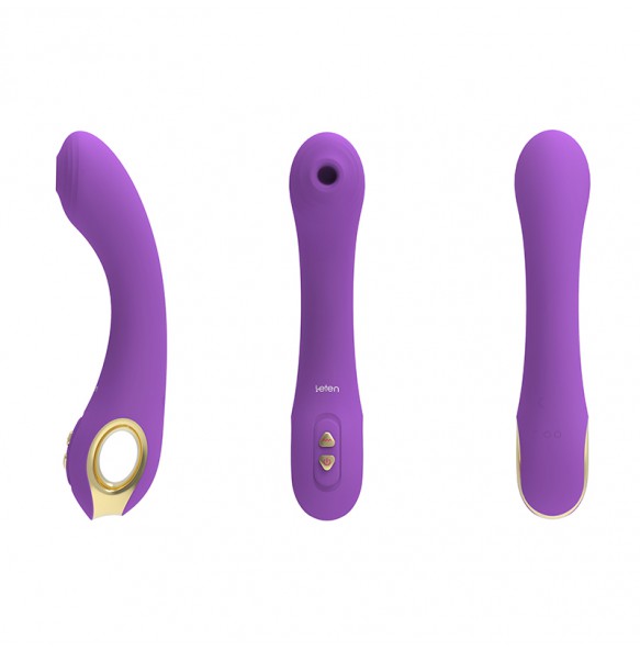 HK LETEN - Fairy G-Spot Licking Sucking Heating Vibrator (Chargeable - Purple)